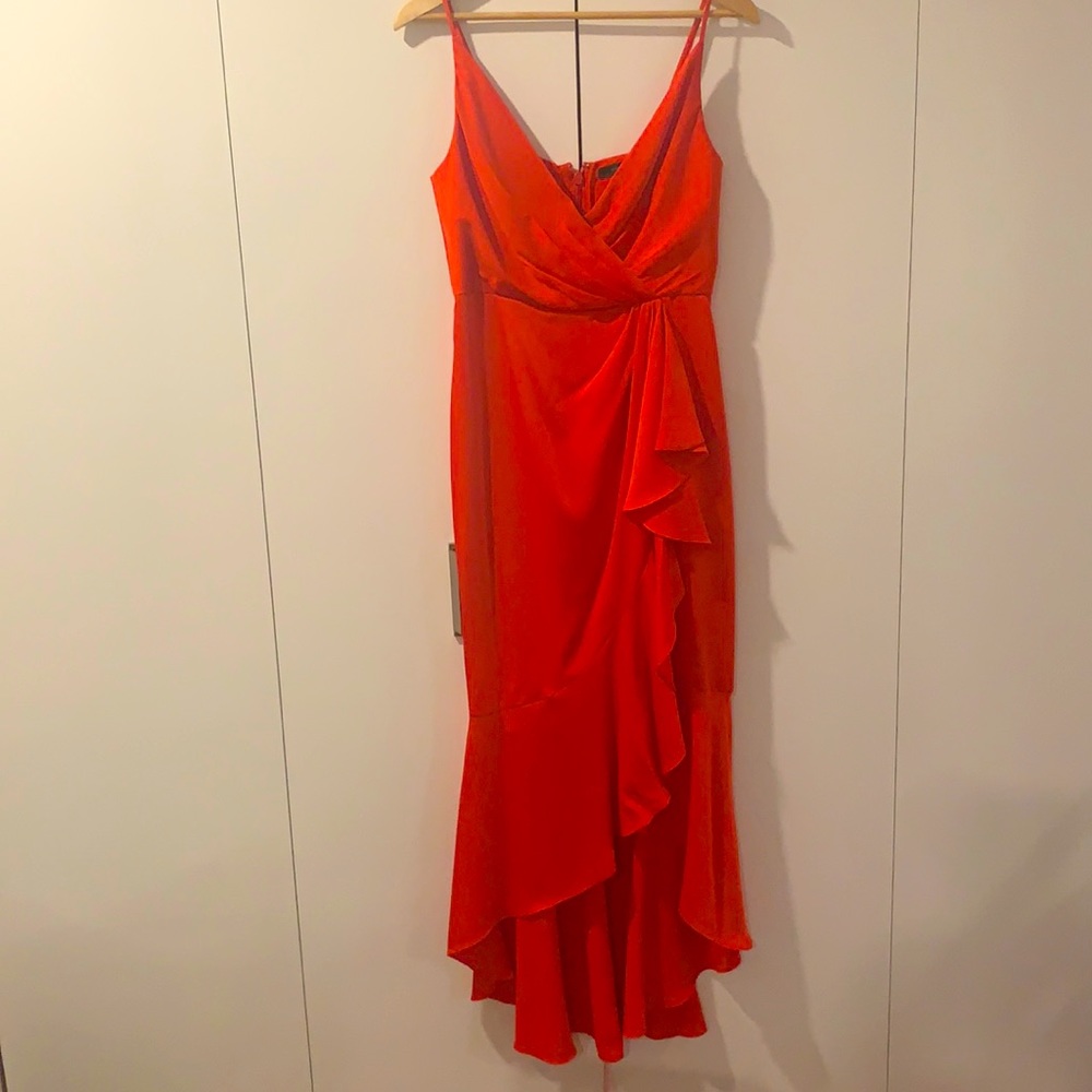 BCBG MaxAzria Red Formal High-Low Dress